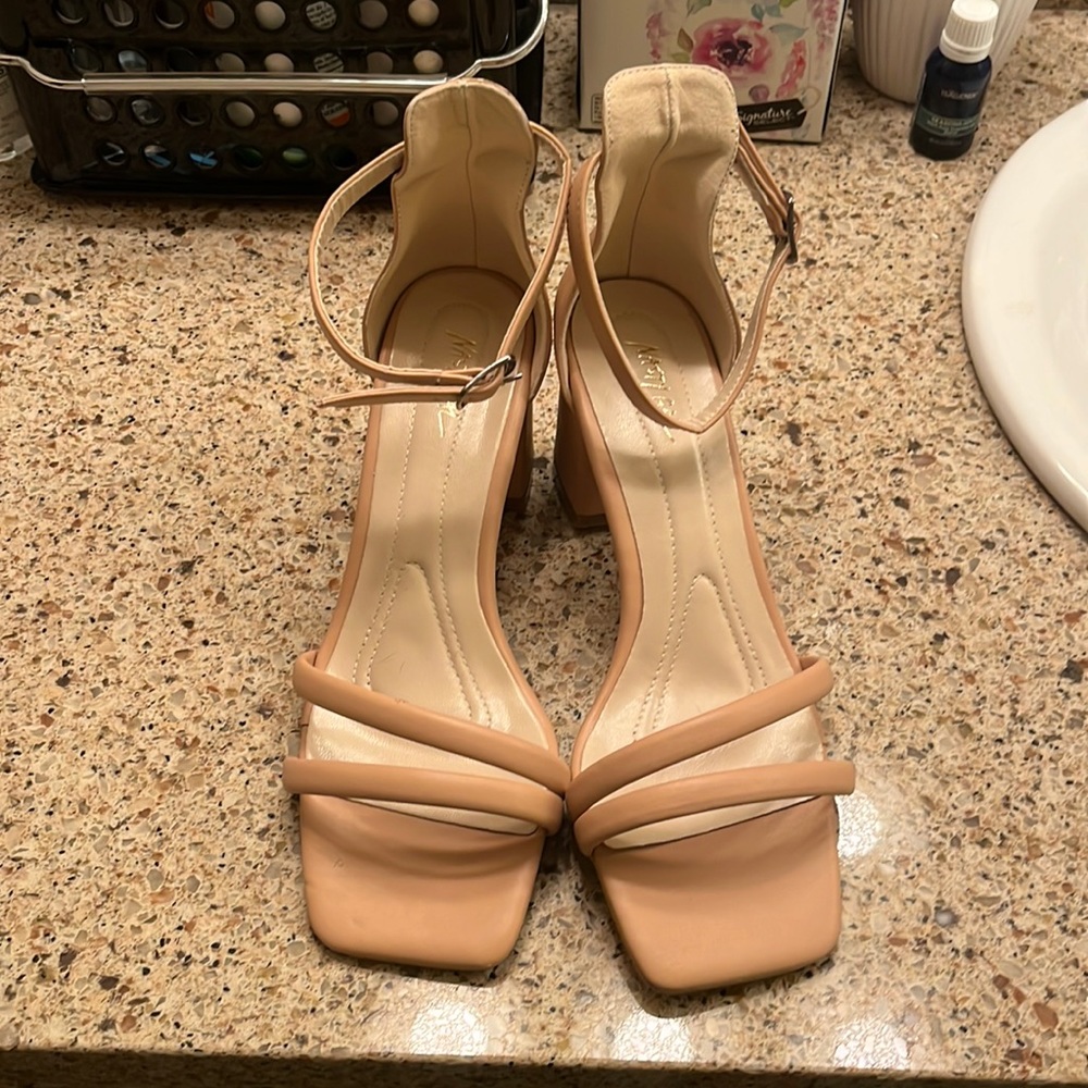 Nude Strappy Heels